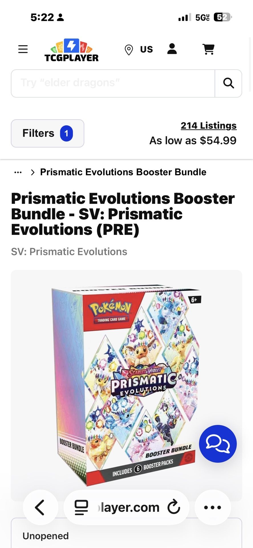 Brand New Prismatic Booster Bundles 