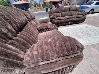 🚚FREE CURBSIDE DELIVERY🚚 ✨🤎XL Corduroy Couch Set🤎✨