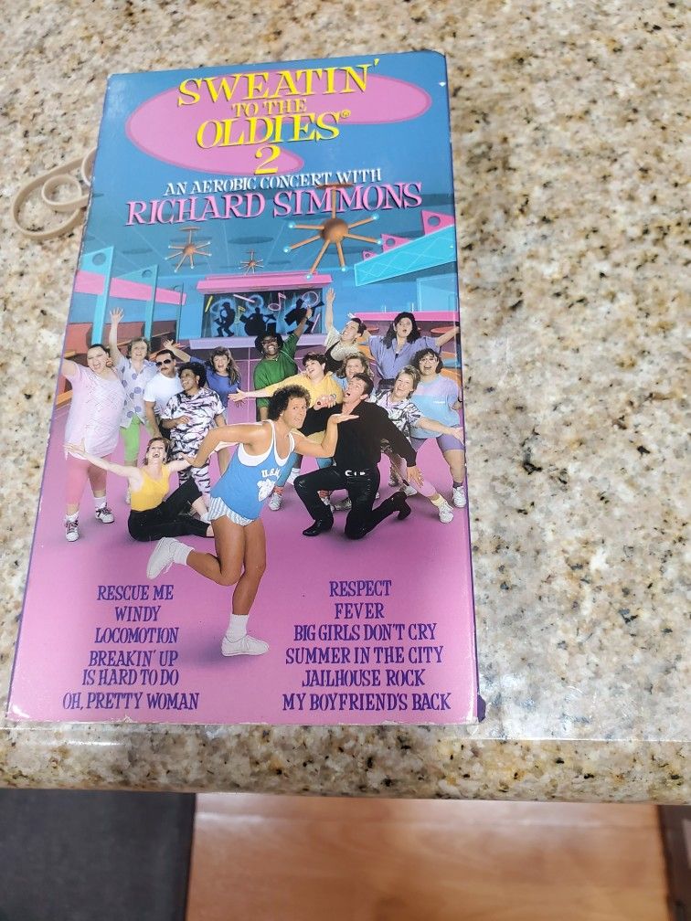 SWEATIN'S TO THE OLDIES 2 VHS BY RICHARD SIMMONS