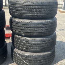 SET OF TIRE 205 55 17 FIRESTONE 85% LIFE