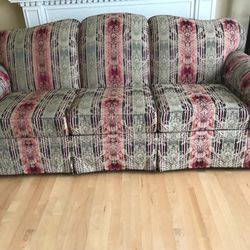 Beautiful Intricate Printed Sofa Couch And Loveseat Set