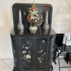 Chinese Bar Cabinet  New To Sell ASAP