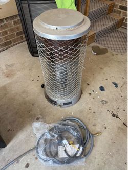 Natural gas garage heater
