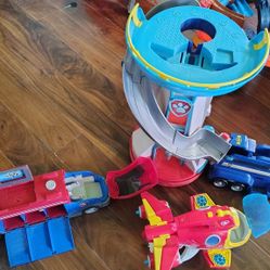 Pawpatrols Vehicles And Tower