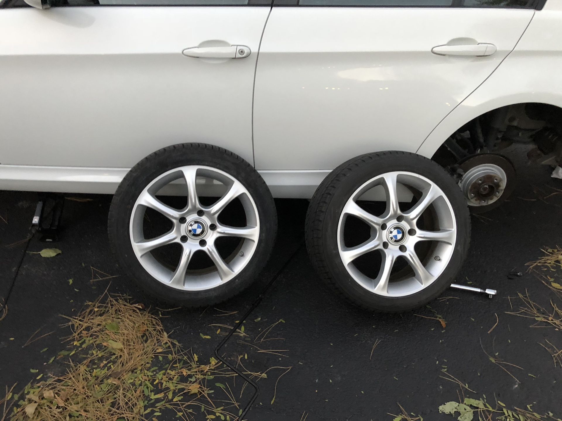 17” BMW Rims, Wheels and 225/45/17 Tires For Sale.
