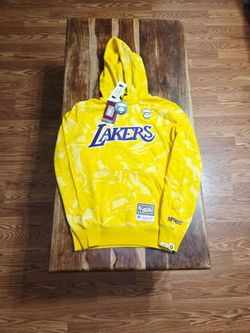 Aape x Mitchell & Ness x Lakers Collab Pullover Hoodie