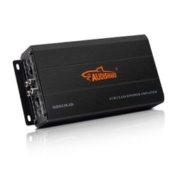 MHD130.4D 2400W 4 Channel Car Amplifier, 260W x 4 RMS at 2 Ohms