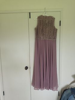Mauve Beaded Formal Gown Size 2X