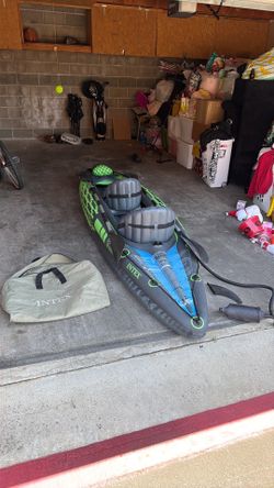 Inflatable double kayak