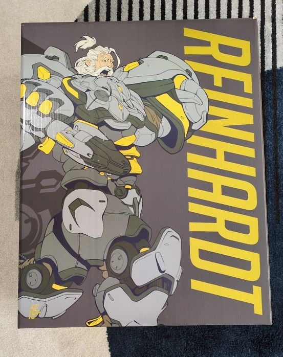 Blizzard Collectibles Overwatch 2 Reinhardt Wilheim 1/6 Statue Rare NEW OPEN BOX