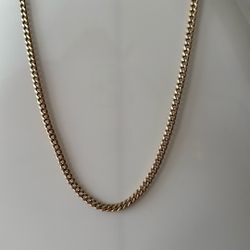 14k Gold 10 Gram Miami Cuban Chain 19”