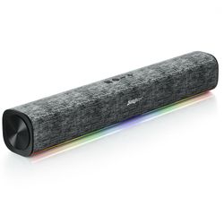 🔊 RGB Bluetooth Soundbar Speaker – Rechargeable & Wireless 🎮✨