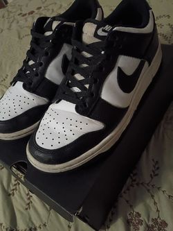 Nike Dunk Low Black White Sneakers