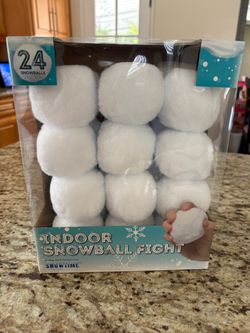 Indoor Snowball Game, NEW