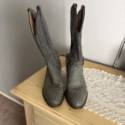 Original Leather Ostrich Boots