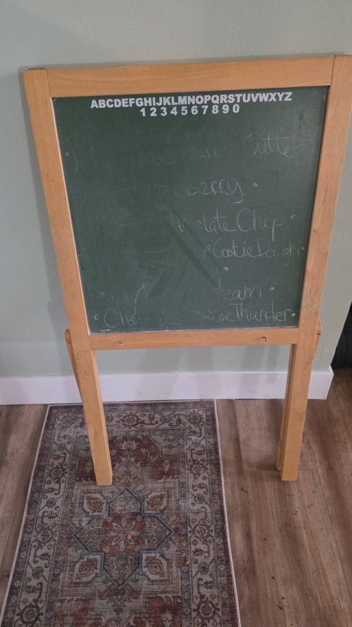 Kids Chalk And Dry Erase Board