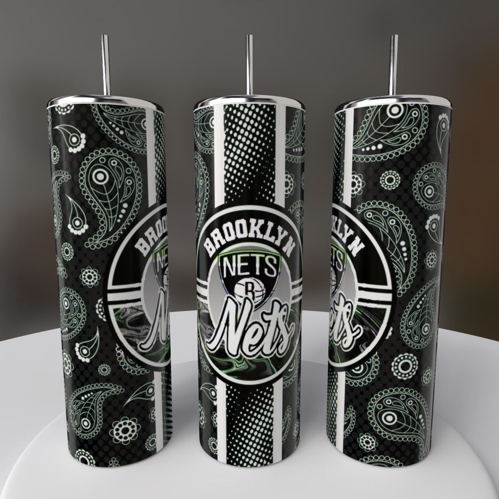Brooklyn Nets Basketball Tumbler