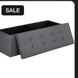 Grey Ottoman 