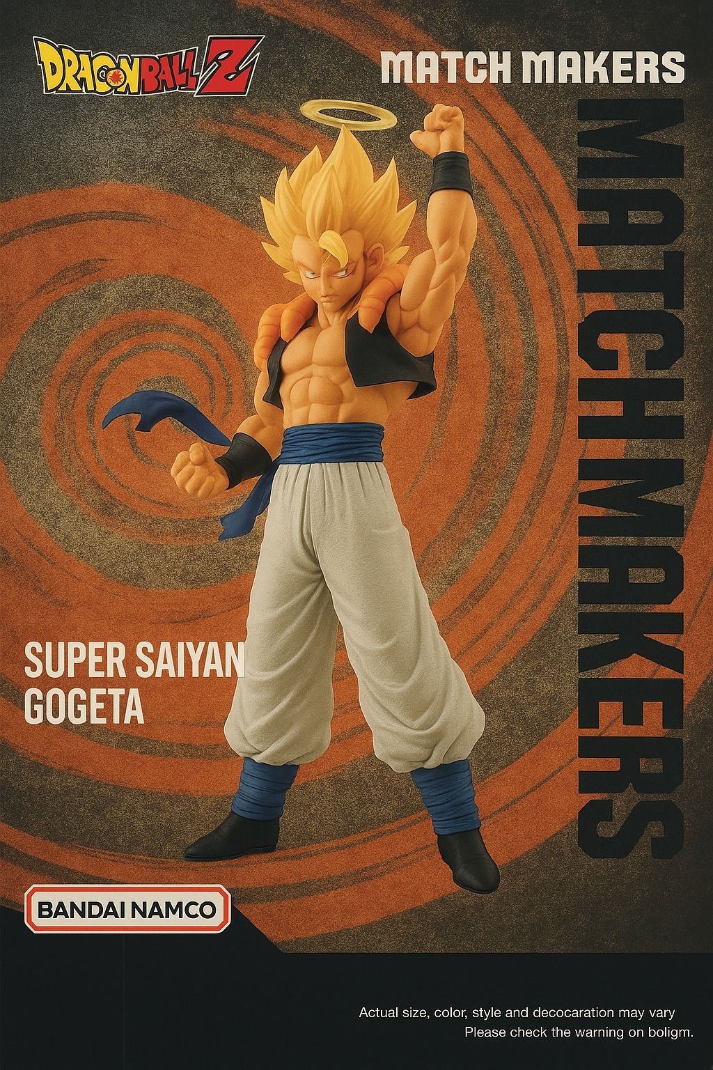 Banpresto - Dragon Ball Z - Super Saiyan Gogeta (vs Janemba), Bandai Spirits Match Makers Figure