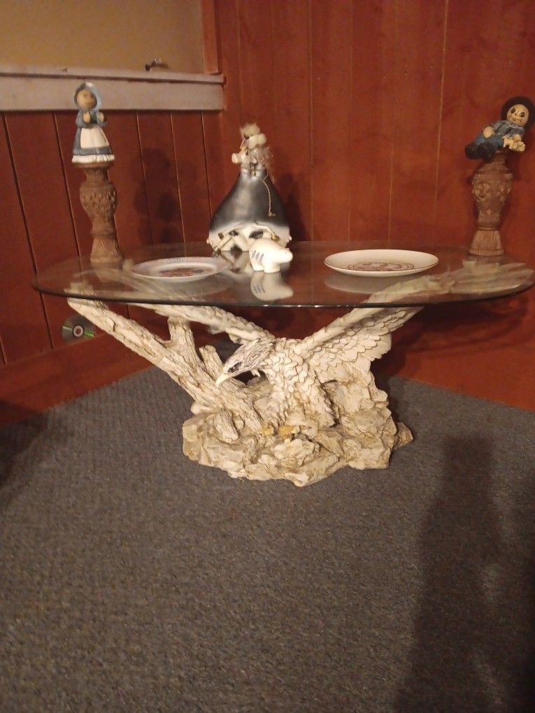 Eagle Glasstop Coffee Table