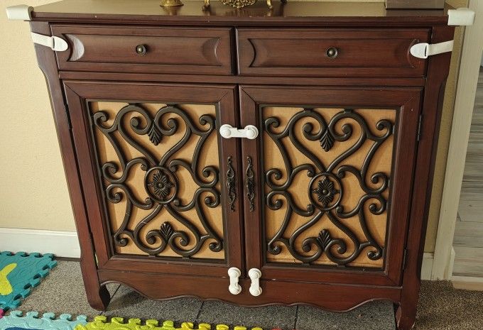 Wood Indoor Console Table With Shelves