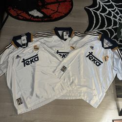 Adidas Real Madrid 1999 Reissue 3 $65 Each