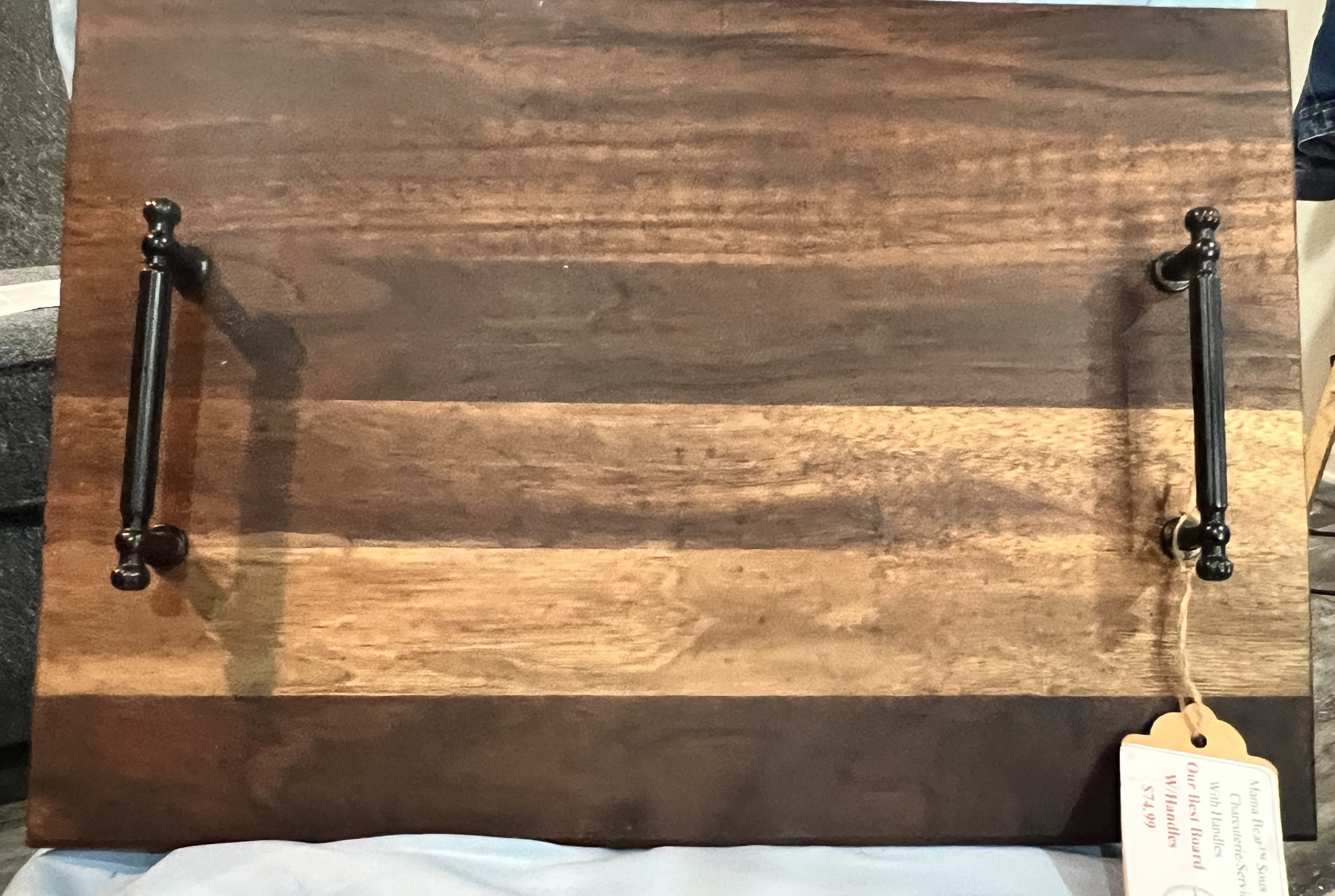 Momma Bear™ Sous Chef™ Walnut Charcuterie/Serving Tray