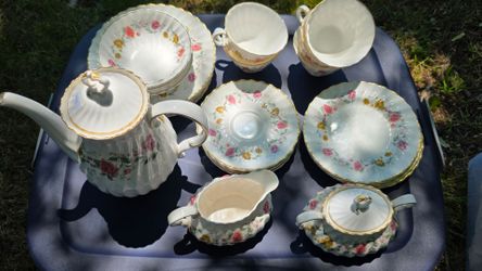 Bin full of Royal Doulton China