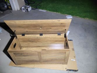 Wood Storage Chest