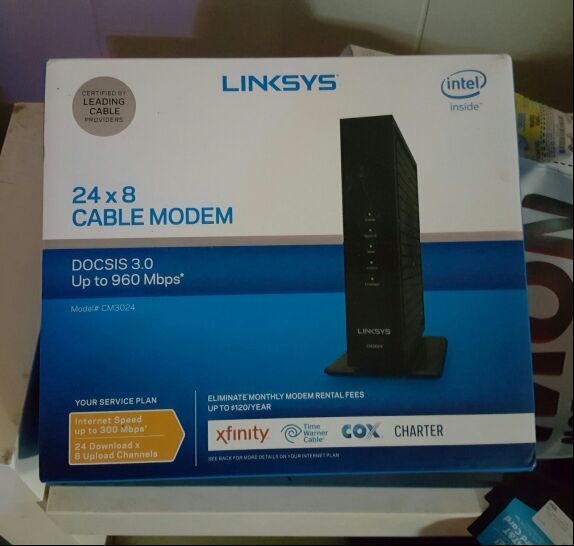**NEW** Linksys 3.0 DOCSIS Modem