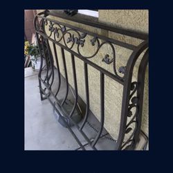 Ashley Metal Sleigh Headboard 2 Pieces