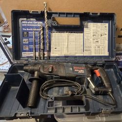 BOSCH GBH2-28L 1-1/8 Inch SDS-plus Variable-speed Bulldog + 4 DRILL BIT