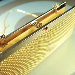 Gold Clutch Purse