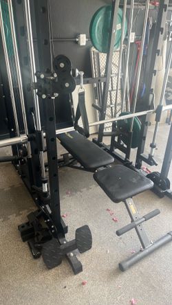 Smith machine/weight rack