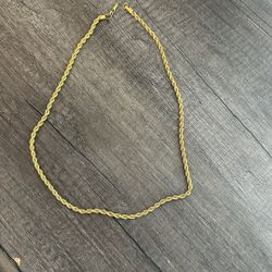 22 Inch Gold Rope Chain