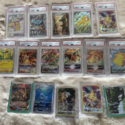 PSA slabs and singles