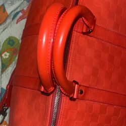 LV Keepall 50 Red 