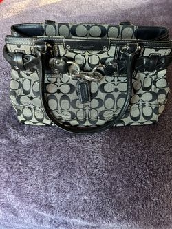 Black Coach Handbag 