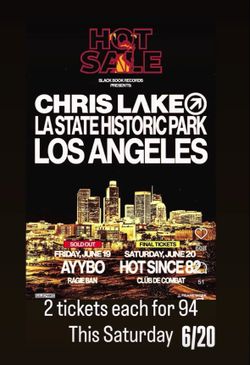 CHRIS LAKE SATURDAY 06/20/26