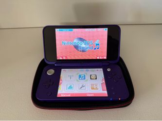 (TRADING FOR SWITCH 2)Nintendo 2DS XL Purple/Black –