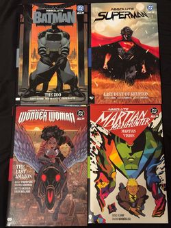 Absolute Batman/Superman/Wonder Woman/Martian Manhunter Volume 1 HC Bundle (4)