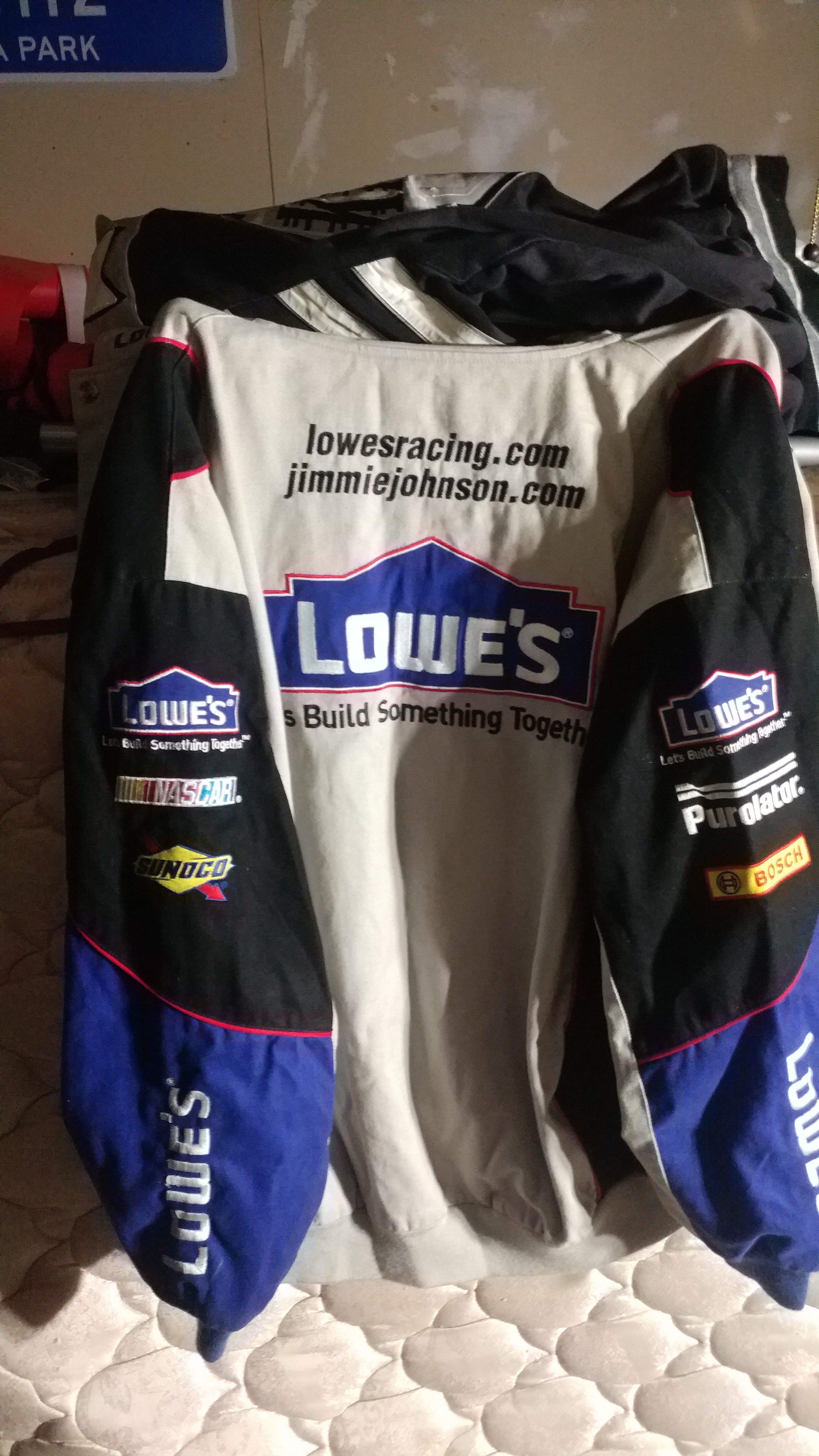 NASCAR Lowes J.J. Chase Authentics Jacket