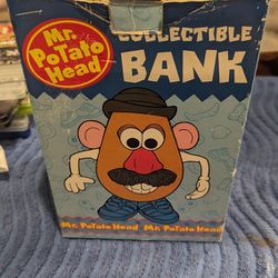 SUPER COOL Mr  Potato HEAD Collectible BANK NEW IN Box Rare Find Make Offer