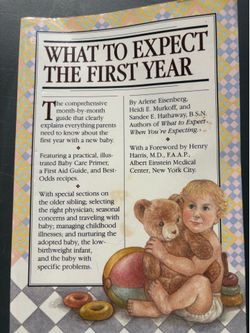 What To Expect The First Year Parenting Book