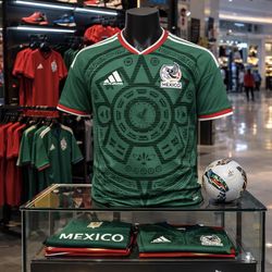 🔥 Mexico Soccer Jersey Black & Green ⚽ All Sizes S-4XL
