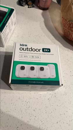 Blink outdoor 2k+ surveillance camera set