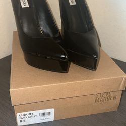 Steve Madden Patent Leather Heel Size 10