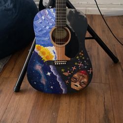 Hand painted Acoustic Guitar ✊🏾