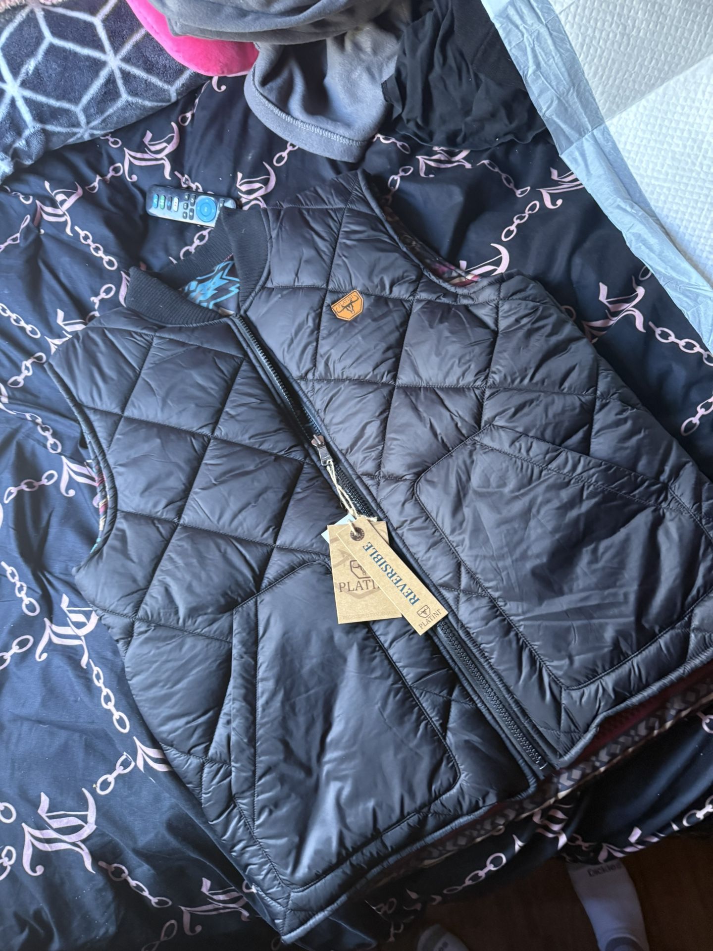 Men’s western reversible vest