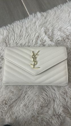 YSL PURE WHITE BAG  (RARE FIND)